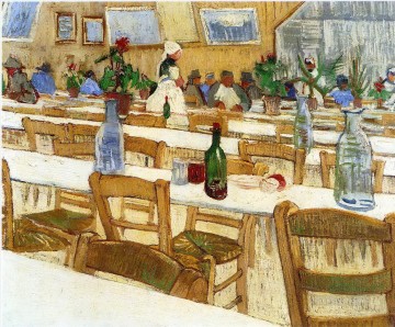 Interior de un restaurante Vincent van Gogh Pinturas al óleo